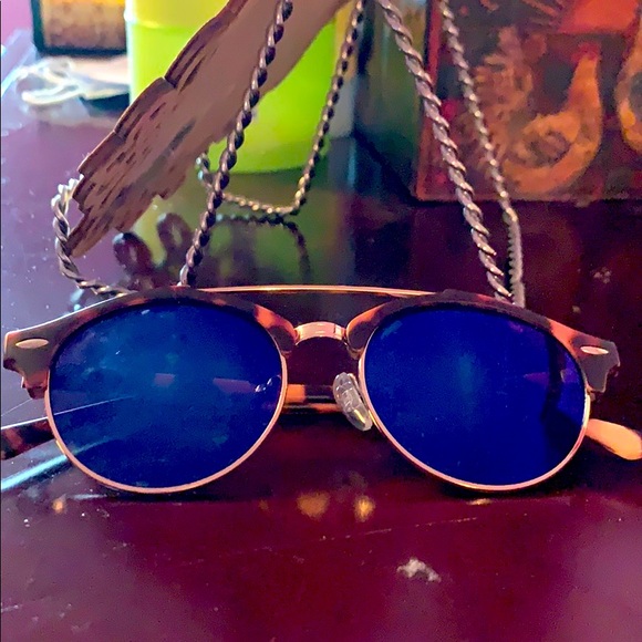 Blue-lens sun glasses - Picture 1 of 1